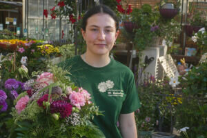 Sonja Winkler, Floristin in Ausbildung